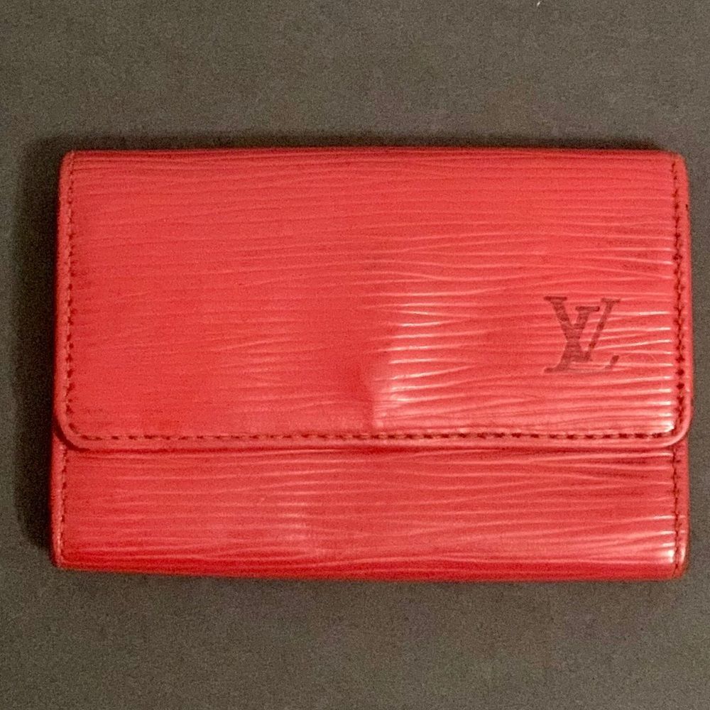 Louis Vuitton Red 6-Key Holder
